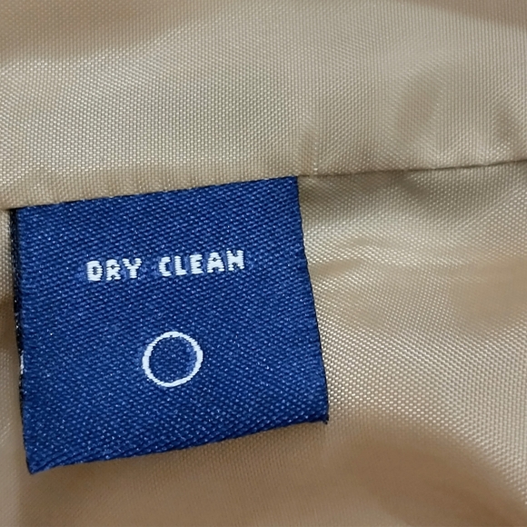 Evan Picone Linen Blend Beige/White Striped Zip-up Jacket EUC Size 10 - Picture 9 of 9